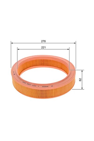 Bosch 1457433540 Air Filter 030129620A 032129620 115946205 Compatible