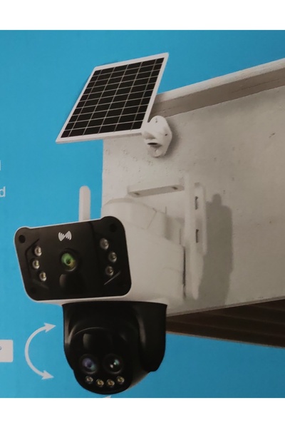 Kualite O-KAM 3950 10x Optik Zoom Beyaz Renk PTZ Solar Sim Kartlı 4G Güvenlik...