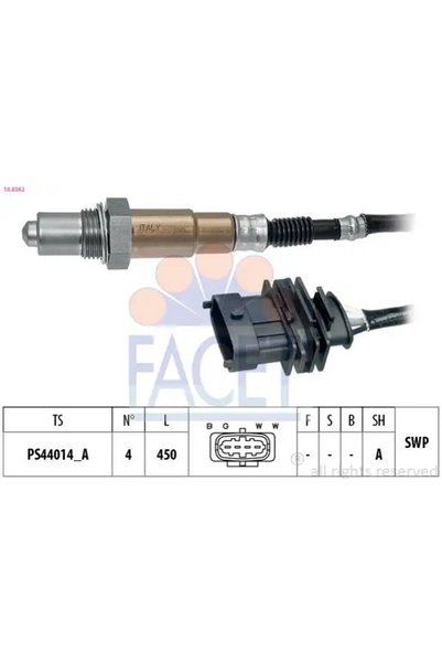 FACET 108362 Oksijen Sensoru 55561425 55563348 55569903 uyumlu