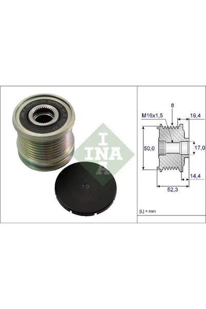İna 535011110 Alternator Kasnagi A6421500760 A6421540302 A6421540502