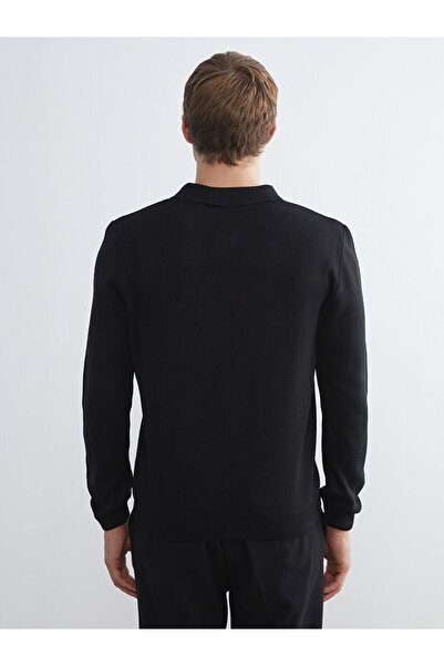 LC Waikiki LCWAIKIKI Classic Polo Yaka Uzun Kollu Erkek Triko Kazak