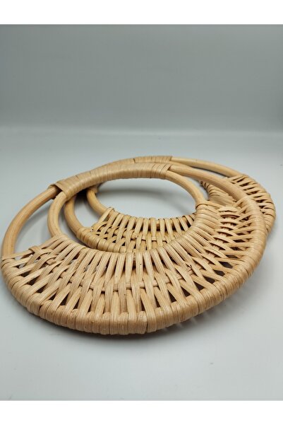 Zeyora BAMBU ÇANTA SAPI YUVARLAK ( 17 CM ), Çanta Aksesuarı