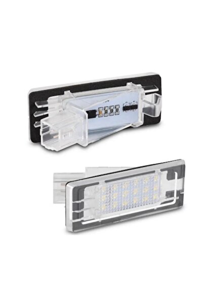 MAF Set 2 lumini LED pentru numărul de înmatriculare Dacia Duster (2010-2017), Logan MCV, Lodgy, Renault - fără erori