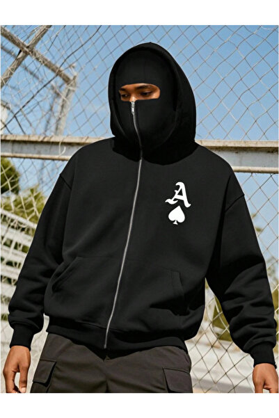 MOONBULL سويت شيرت نينجا ذو قناع ثلجي للجنسين