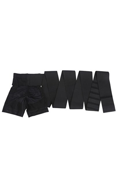 VEYA 2 in 1 Postpartum Compression Shorts with Belt, Daily Strong Compression Girdle