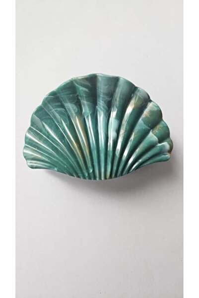 cityvision Water Green Color Marble Patterned 8 cm Women's Hairpin