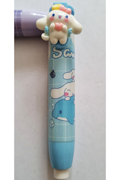 Modellino Figür / Renk Seçenekli Kuromi Otomatik Basmalı Roket Silgi - 1 Adet...