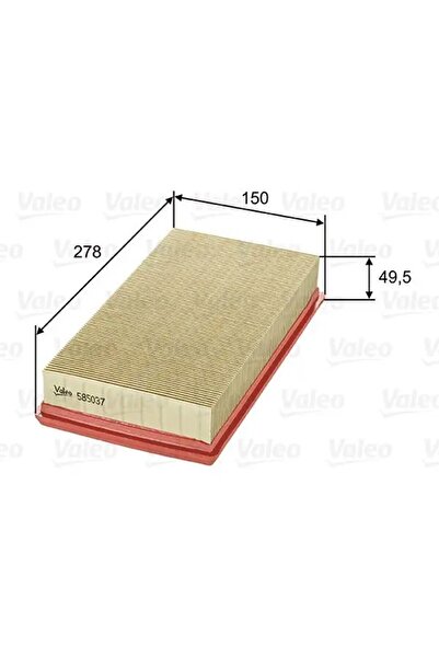 VALEO فلتر هواء 585037 1378084CT0 1378084CT0000 1654600Q0L