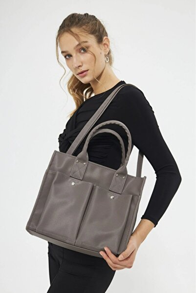 macsoo Жіноча сумка з двома кишенями для рук і плечей