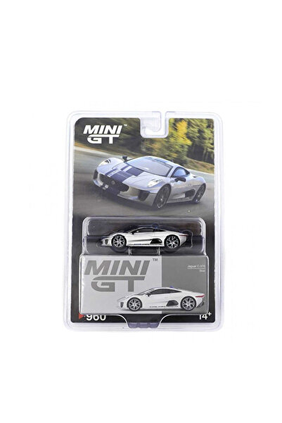 mini gt 960 - جاكوار سي إكس75 فضي - عبوة بلاستر