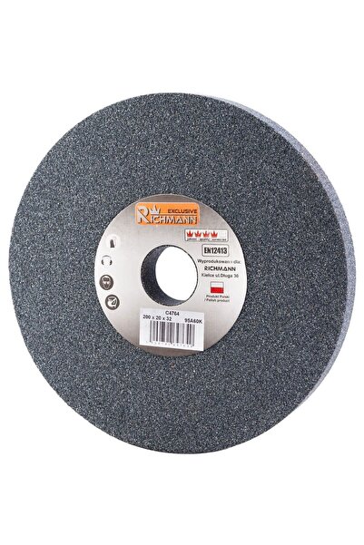 JollyMag Piatra polizor de banc, gri, granulatie 60K, 200x20x32 mm, Richmann ...