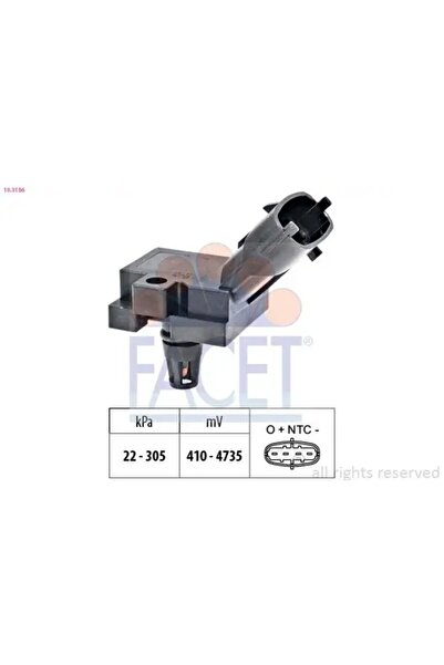 FACET 103186 MAP Sensoru 1379704 1689133 30622083