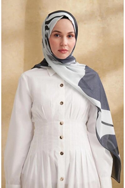 ARMANDA شال من القطن الحريري بنمط سارة