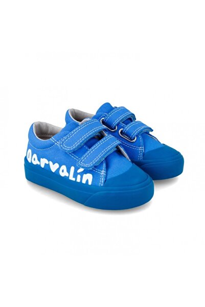 Garvalin Tenisi canvas for copii Garvalin, azul electrico (Marime: 30)