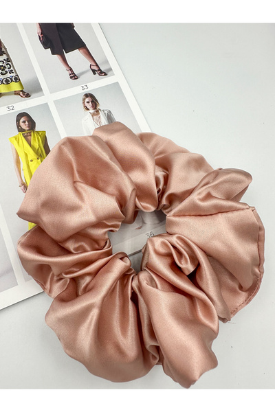 ICON SILK ربطة شعر من الحرير الخالص 100% حجم كبير (6 سم)