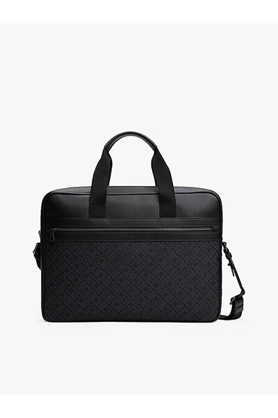 Tommy Hilfiger Men's Th Monogram Laptop Bag