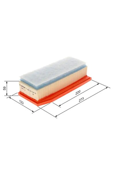 Bosch F026400534 Air Filter 1654600Q3H 165460509R