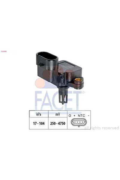 FACET 103081 MAP Sensoru 46451792 504225533 55221402