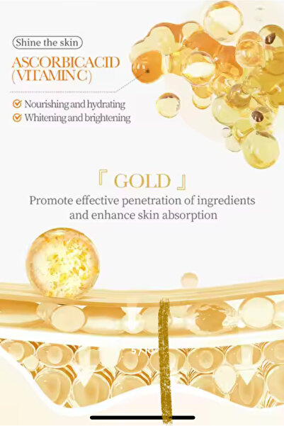 SADOER Sadar Anti-Aging Hydrating Mask Vitamin C Skin Whitening & Moisturizing Facial Mask, (5 Pcs Pack)