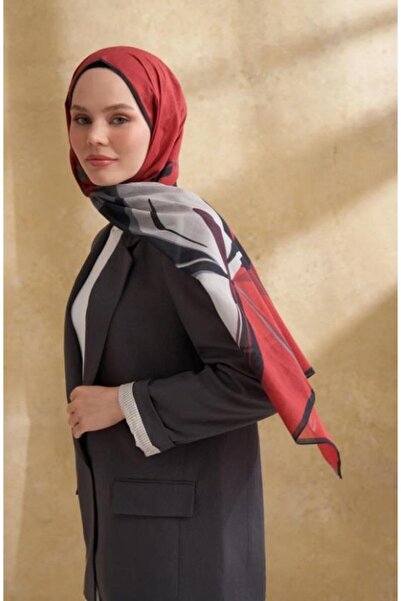 ARMANDA شال من القطن الحريري بنمط سارة