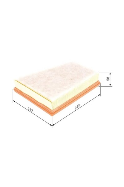 Bosch F026400250 Air Filter 165462862R 165469029R 8200669187 Compatible