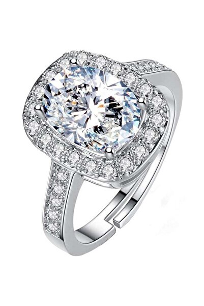 SYNSYB Adjustable Collection Zirconia Ring for Women - Royal Designer Look WITH Luxury Gift Box