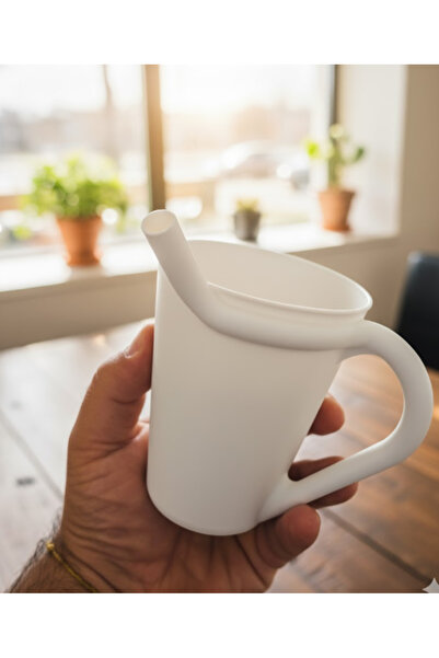 Kanem3D Cup with Integrated Straw and Handle Mug