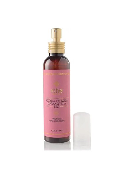 isha Apa de trandafir rosa Damascena bio, 150 ml,