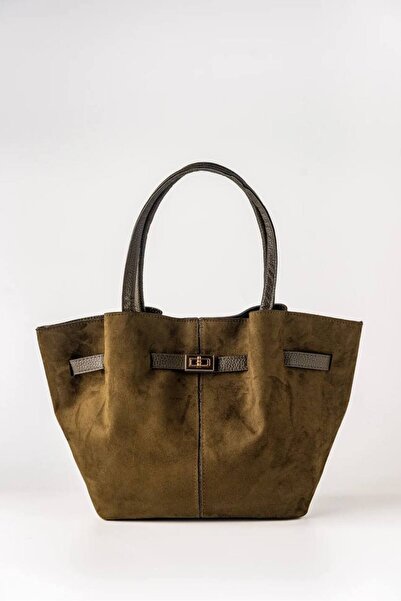 Marvelis Geantă de umăr și crossbody pentru femei Arya, din piele intoarsa, c...