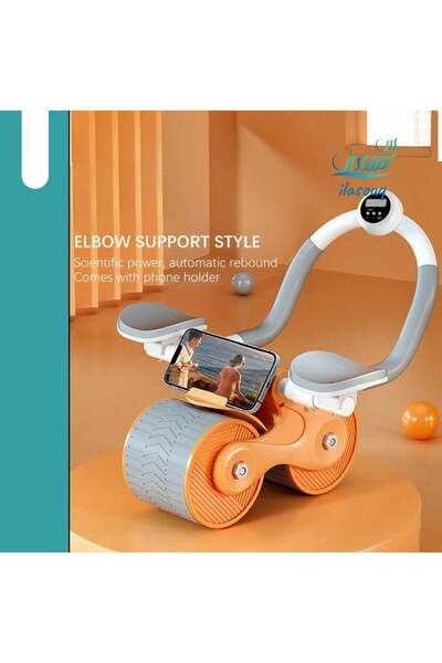 DLC Automatic Ab Wheel with Phone Holder