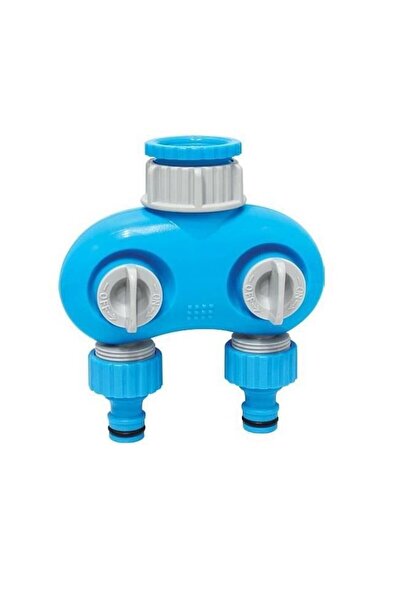 JollyMag Adaptér kohútiku filet interiér, 2 directii, ABS, blue, 1", 3/4", Aq...