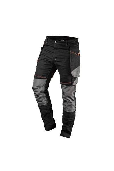 JollyMag Slim fit work trousers, removable pockets, HD model, size S/48, NEO