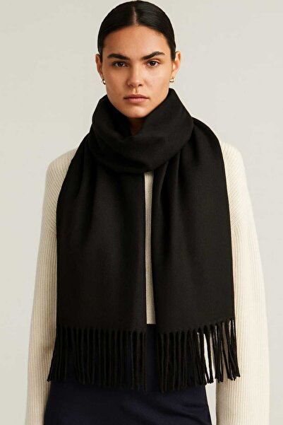 bahia butik aksesuar وشاح نسائي ناعم الملمس ذو تجعيدات مستقيمة / شال 50×180