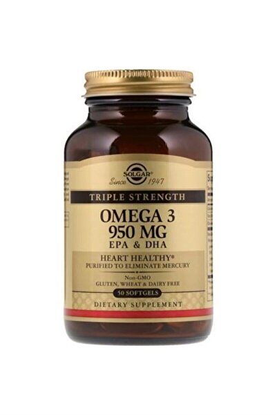 Solgar Omega 3 950 mg 50 Kapsül