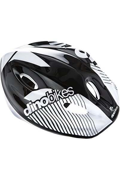 JollyMag Casca de protectie Dino Bikes alb si gri