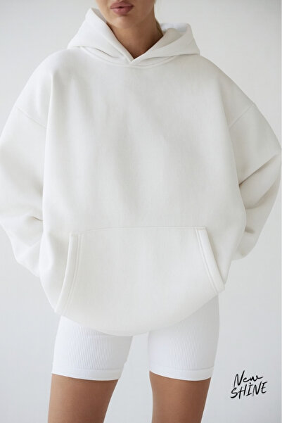 New Shine سويت شيرت بقلنسوة للجنسين