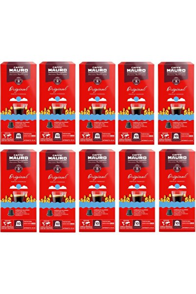 Caffe Mauro Original Nespresso Capsule Coffee 100 Capsules
