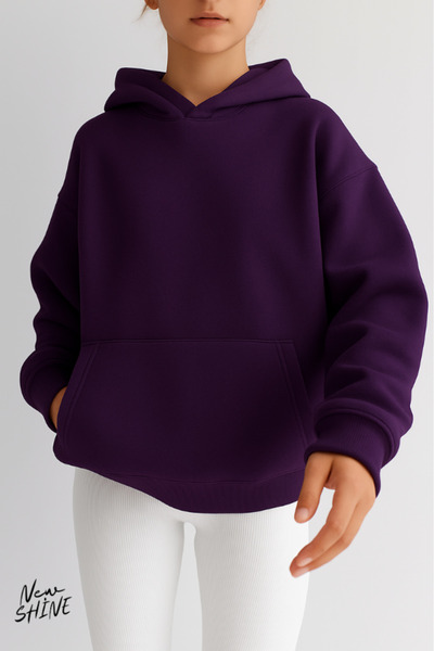 New Shine سويت شيرت بقلنسوة للجنسين