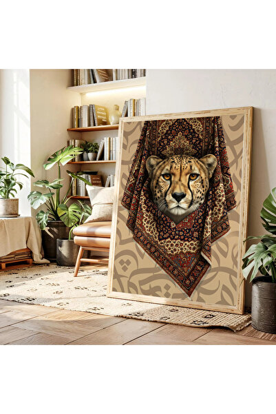 Esci Design Wooden Framed Ethnic Pattern Painting - Modern Ethnic Pattern - Vintage Painting - Ethnic1001 Series - Wall Art