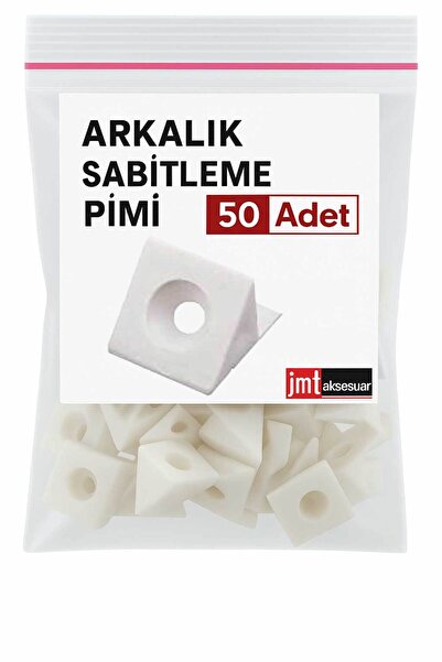 İMT AKSESUAR PLASTİK ARKALIK SABİTLEME PİMİ BEYAZ (50 ADET)