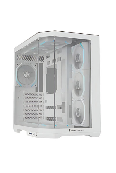 Jungle Leopard AS-01 Galaxy with 4 Fan Mid-tower computer case white
