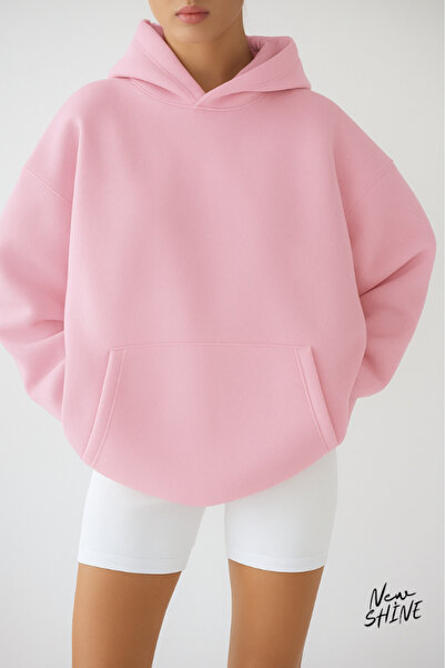 New Shine سويت شيرت بقلنسوة للجنسين