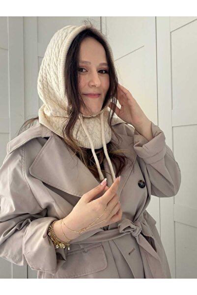 CHARMLUCKY BALACLAVA CU MODEL TRICOTAT CU LACĂT