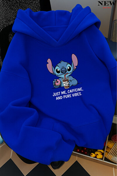 New Shine Суитшърт с качулка и шев