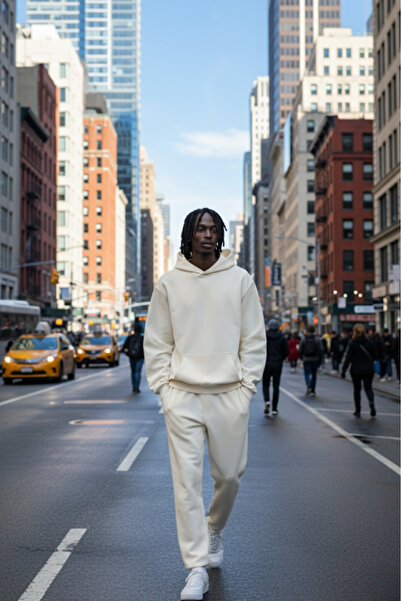 New Shine سويت شيرت بقلنسوة للجنسين