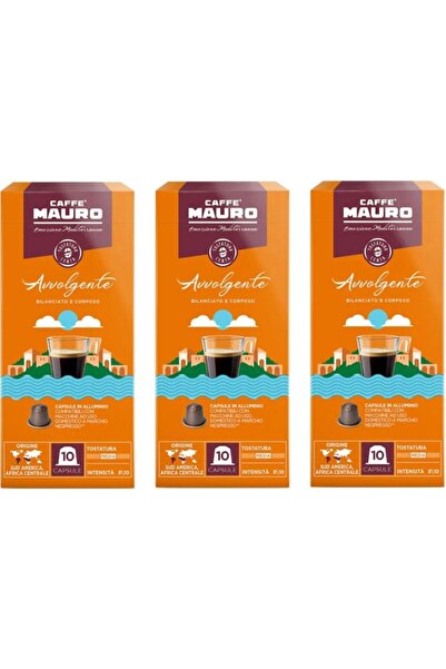 Caffe Mauro قهوة كبسولات نسبريسو أفلوجينتي 30 كبسولة