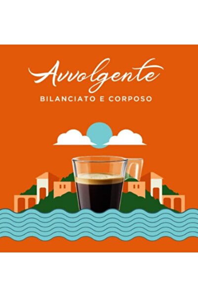 Caffe Mauro Avvolgente Nespresso Capsule Coffee 50 Capsules
