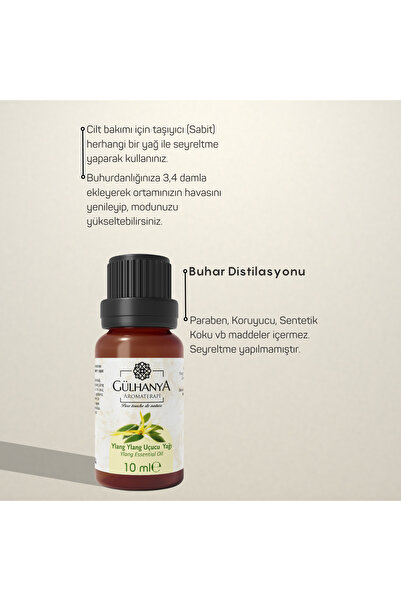 Gülhanya Aromaterapi Ylang Ylang Essential Oil 10ml