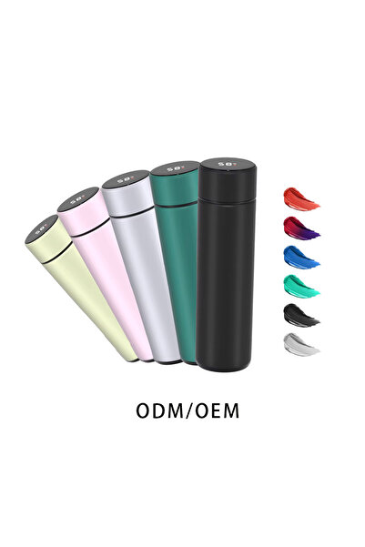 CUSTOM Termo Smart LED Temperature Display Stainless Steel Vacuum Flask