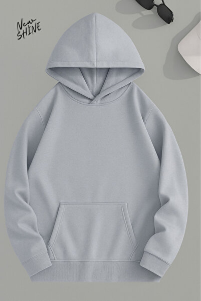 New Shine سويت شيرت بقلنسوة للجنسين